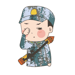 第二届强军颜值表情包大赛小小测绘兵