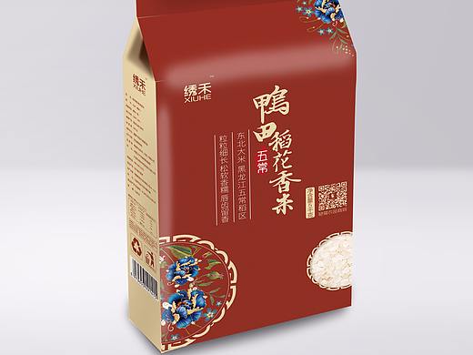 绣禾大米包装-延禧攻略风格莫兰迪色系