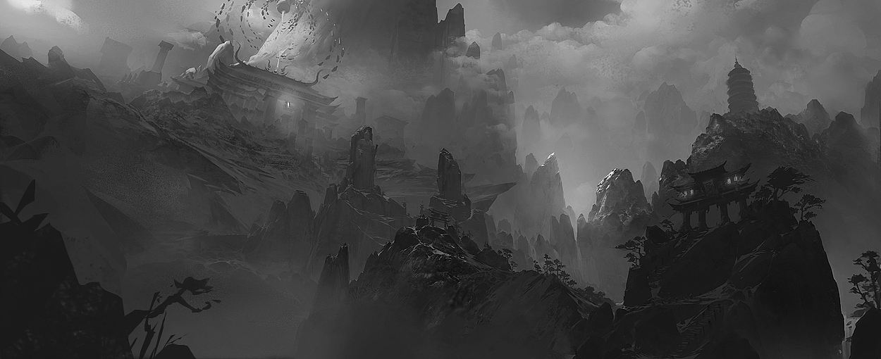 黑白稿（图ZMTg5MTQ5NzI=） - 概念设定 - 站酷设计师一一拯一一一原创素材 - 站酷ZCOOL
