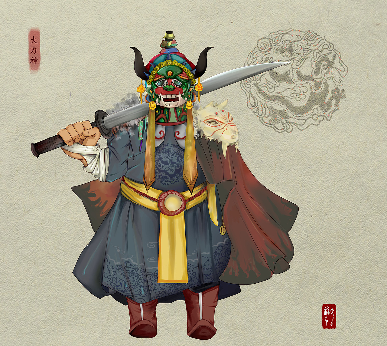 满族的一些神灵（图ZMTM2MjY3NTE2） - 概念设定 - 站酷设计师Astrobunny原创素材 - 站酷ZCOOL