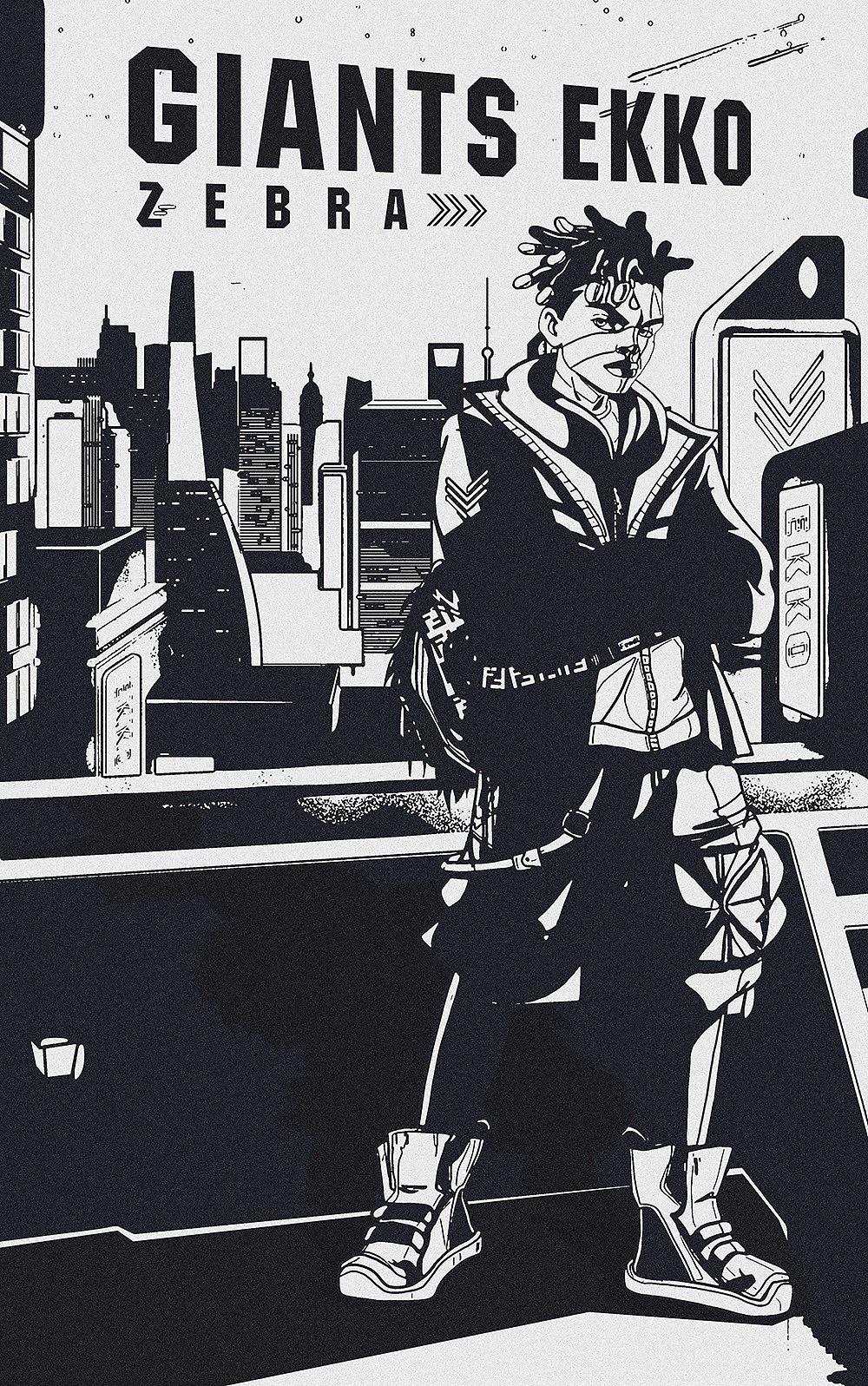 GIANTS EOOK-艾克潮流插画(图ZMjU3ODkxNDc2) - 新锐潮流插画 - 站酷设计师斑马95原创素材 - 站酷ZCOOL