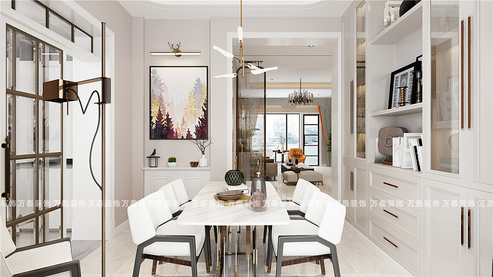 碧桂园雅居方案-简欧轻奢风格装修案例