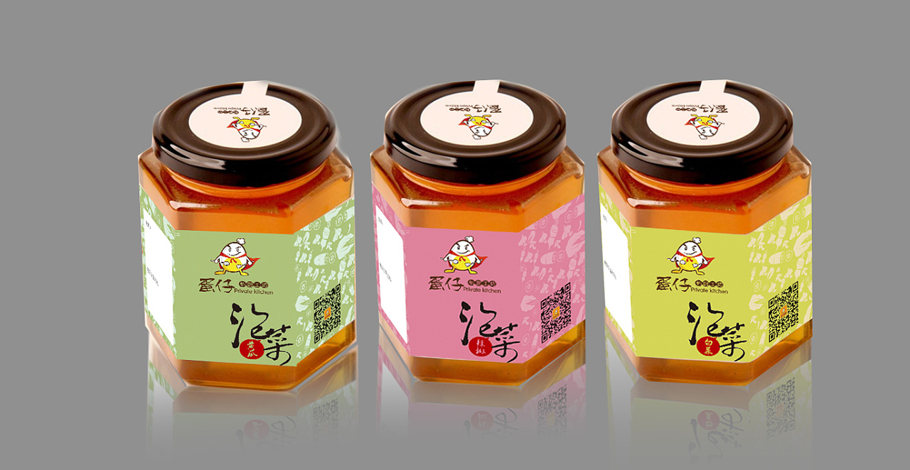 灌装的泡菜包装