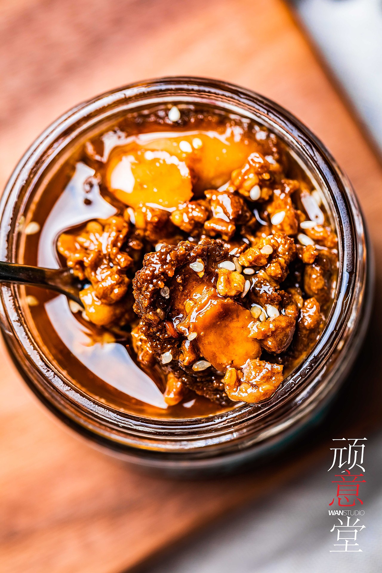 拍摄一组中式特色产品 鲍鱼牛肉酱