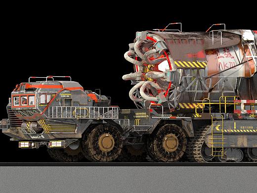 Carbon-Silicon Fusion Engine Loaded Vehicle