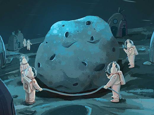 关于星系的想象系列