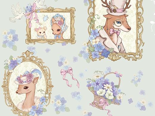 紫陽小鹿（個人主頁-ZMzQxNDQwNjQ=） - 商業(yè)插畫 - 站酷設計師螢小七原創(chuàng)素材 - 站酷ZCOOL