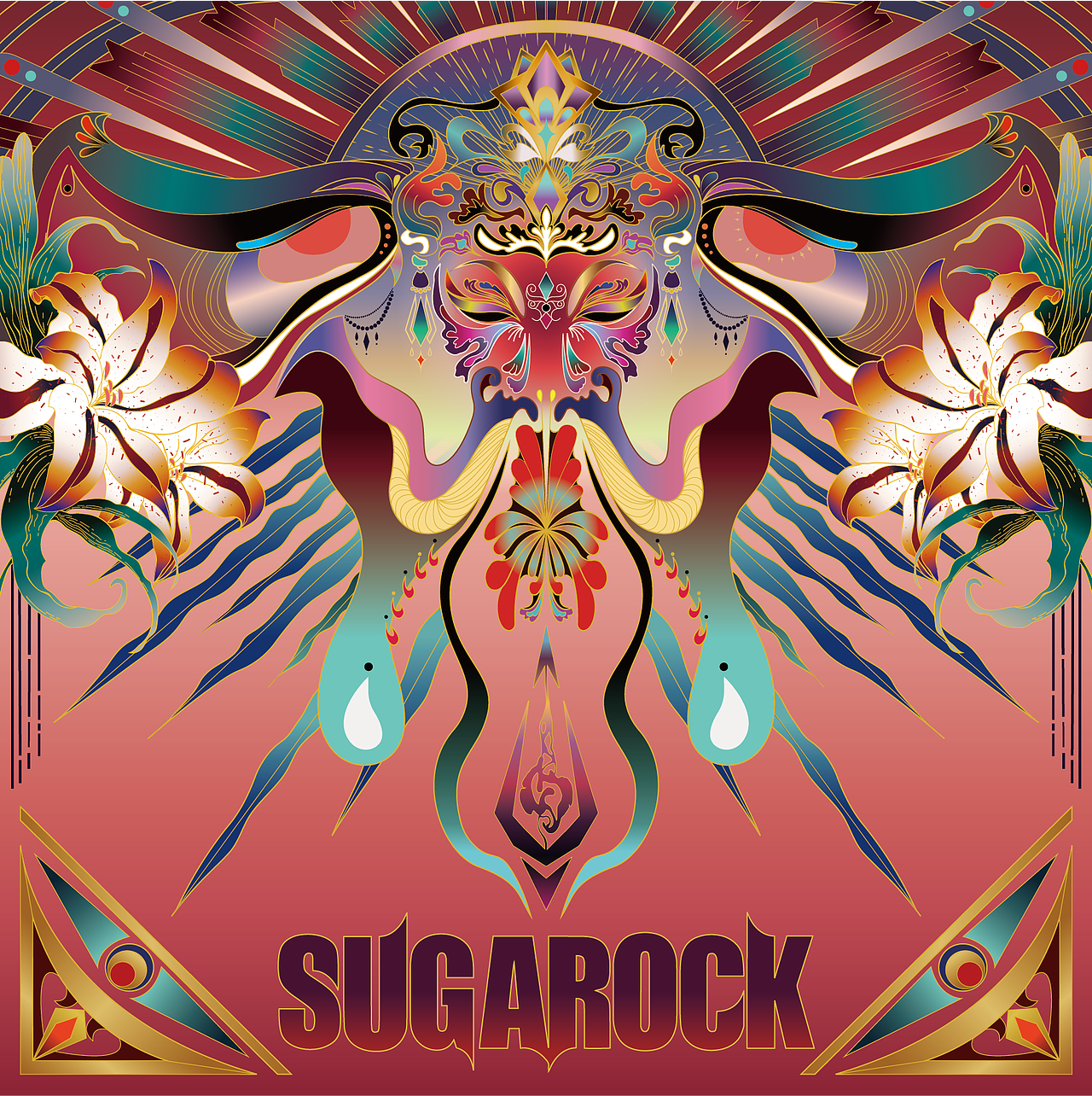 SUGAROCK Sorcery | Deities 眼影包装插画