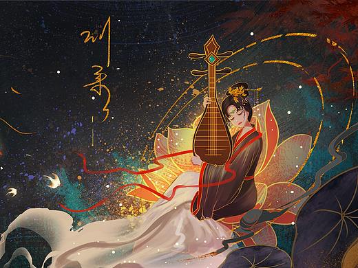 中国风国潮插画小仙女