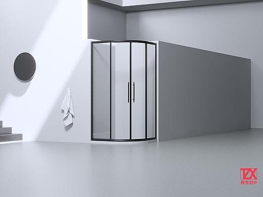 淋浴房渲染