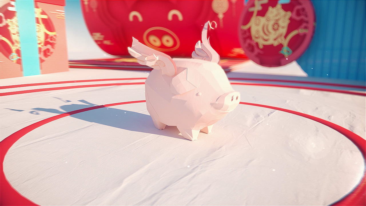 湖南卫视《2019小年夜春晚》片头（图ZMTQzNTE0MDM2） - 动画/影视 - 站酷设计师still_design原创素材 - 站酷ZCOOL