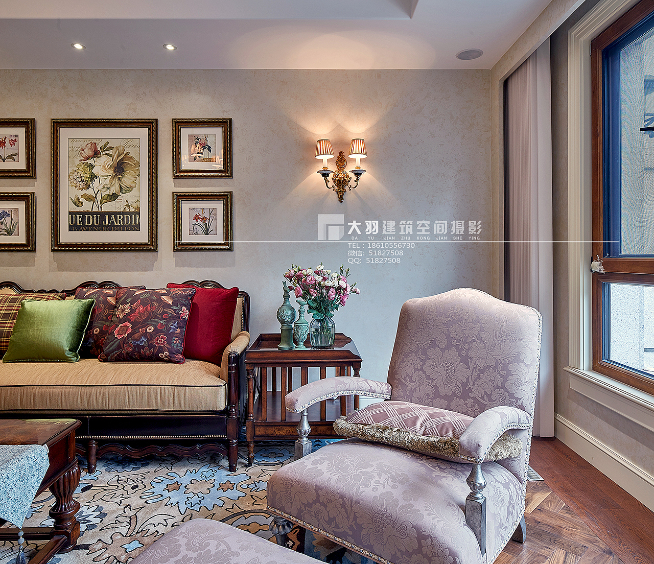 奢华美式别墅设计实景拍摄（图ZMjAxNjk3MTgw） - 环境/建筑摄影 - 站酷设计师北京大羽空间摄影原创素材 - 站酷ZCOOL