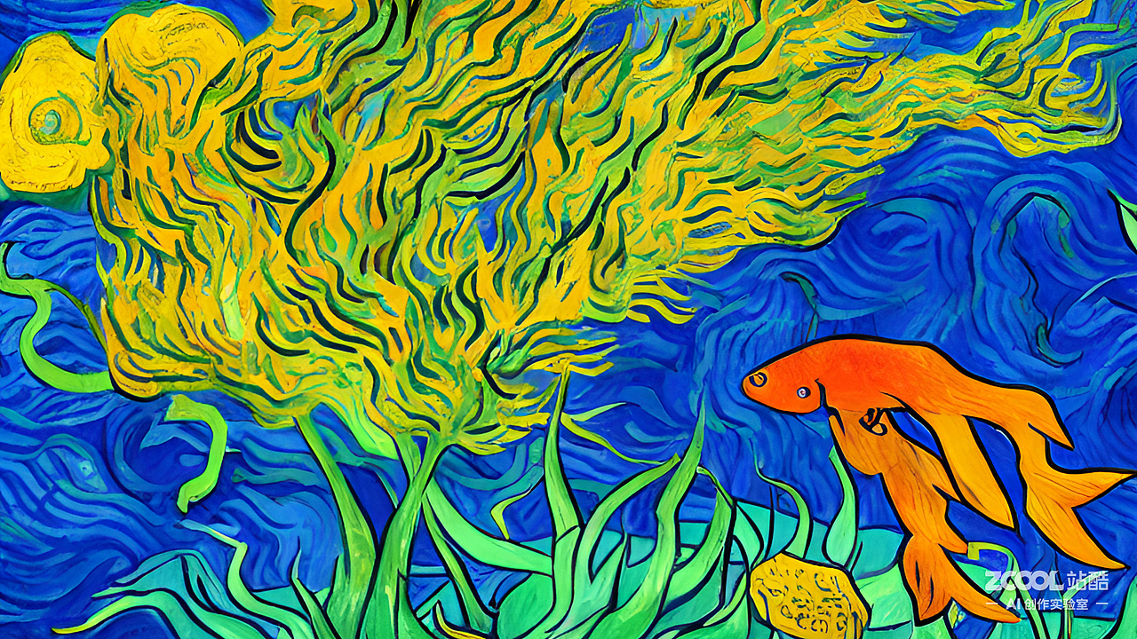 #AI创作实验室#海底（图ZMzIxMjkzNTUy） - AI作品 - 站酷设计师牛首山神原创素材 - 站酷ZCOOL