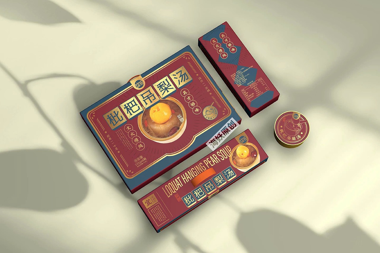 {原创}小吊梨汤食品礼盒包装设计
