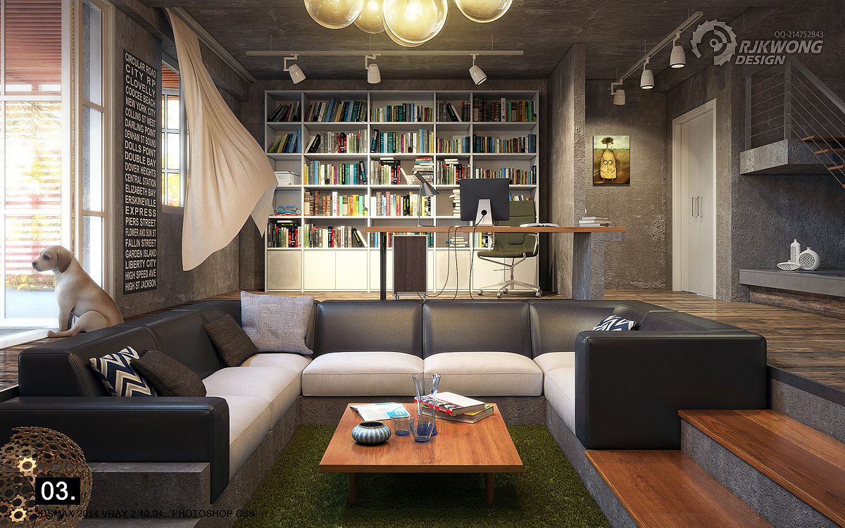 荒野别墅（图ZMTE5ODA2MDA=） - 家装设计 - 站酷设计师RJKWONG原创素材 - 站酷ZCOOL