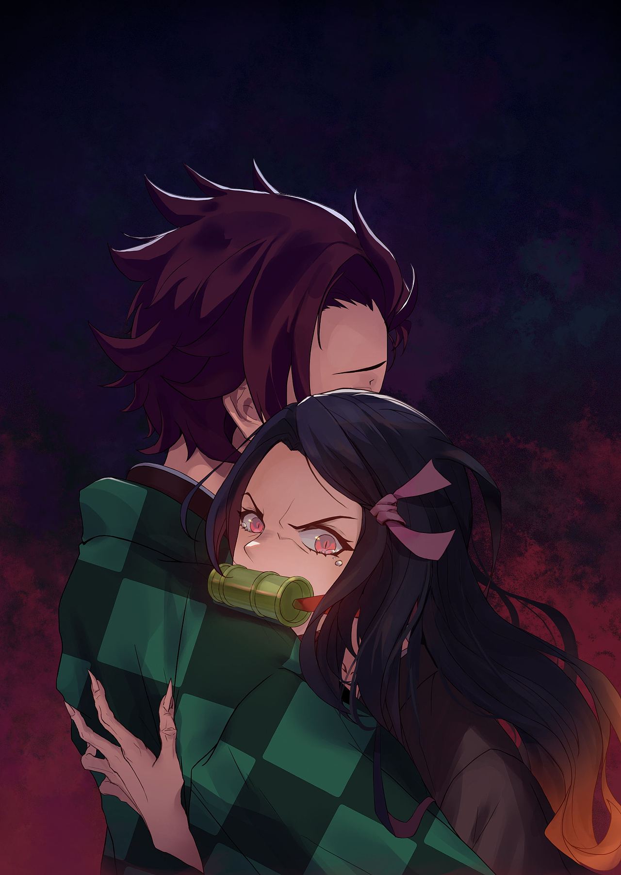 鬼灭之刃 肚子饿了的祢豆子