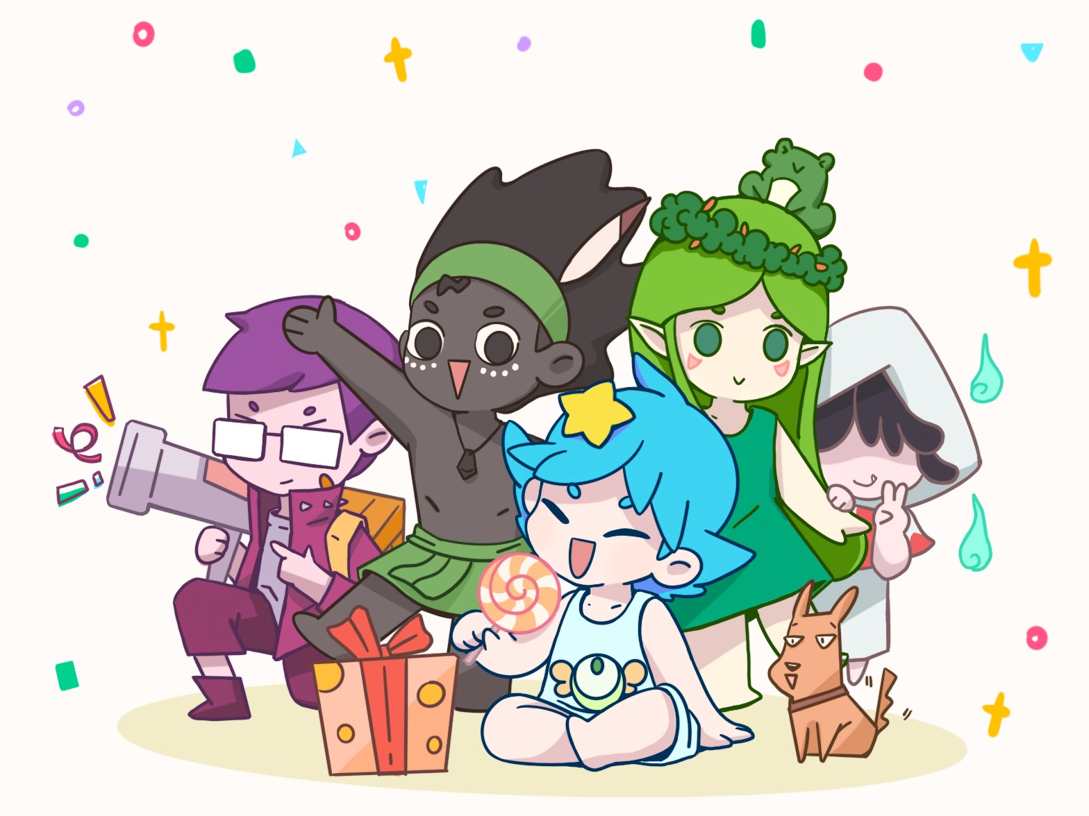 "嗨!元素"-角色设定_美丽科学-站酷zcool