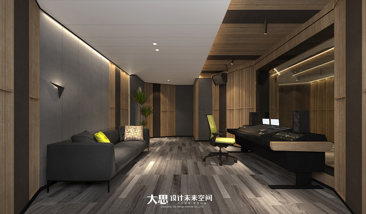 专业录音棚控制室成就好声音。