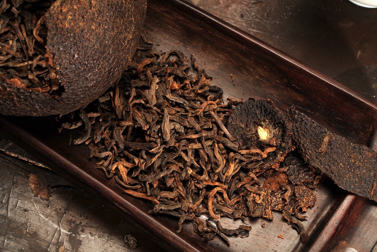 茗时今2010老柑普 陈皮普洱茶 柑普茶 新会老陈皮茶