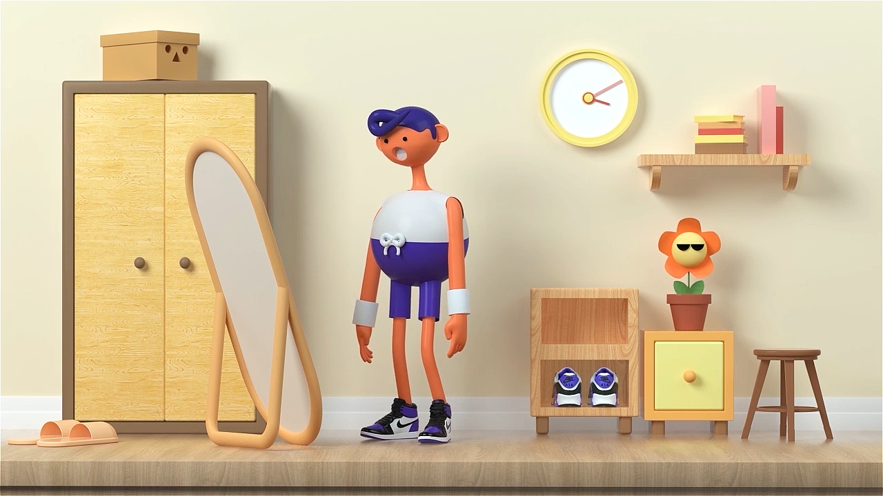 C4D 角色动画《NIKE RUN+》制作