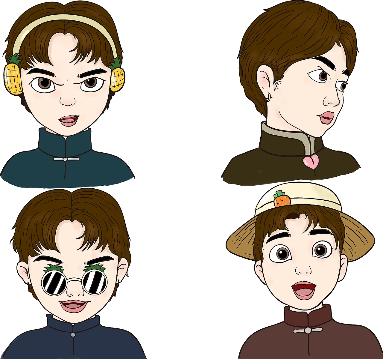 ip元素（图ZMjc0NjI0Njc2） - IP形象 - 站酷设计师湖南设计院原创素材 - 站酷ZCOOL