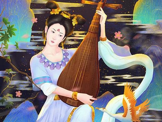 国风插画绘画
