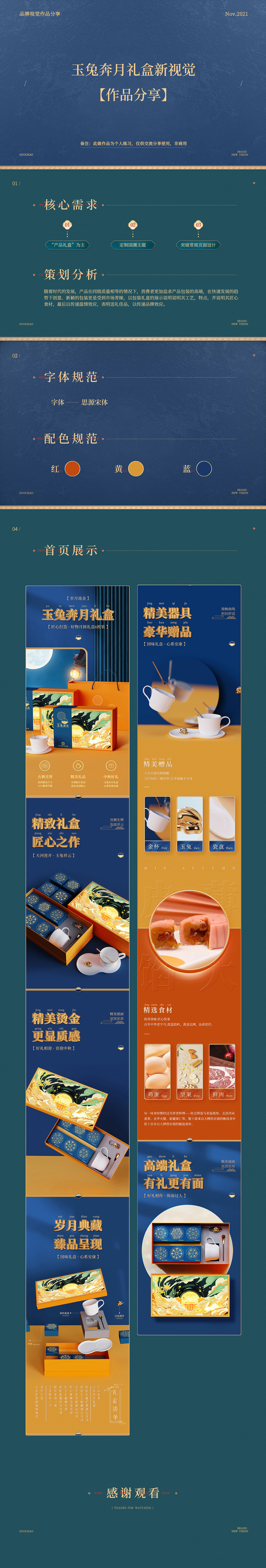 月饼礼盒详情页（图ZMjU5OTkxMjQ4） - 电商 - 站酷设计师加班死狗原创素材 - 站酷ZCOOL