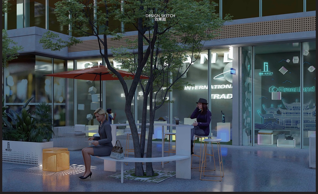 商业氛围营造（图ZMzA0ODIyMDEy） - 商业空间设计 - 站酷设计师501C设计工作室原创素材 - 站酷ZCOOL