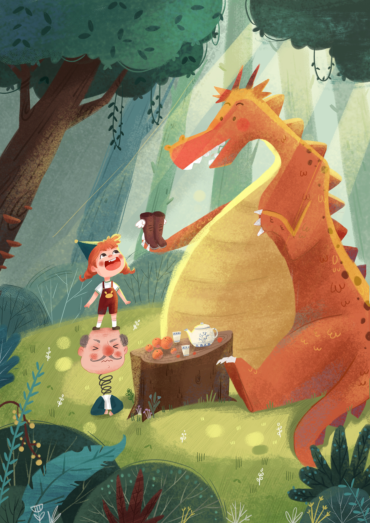 2-5月份部分插画总结（图ZMjA3ODYwNTU2） - 儿童插画 - 站酷设计师卡卡的糖朝原创素材 - 站酷ZCOOL