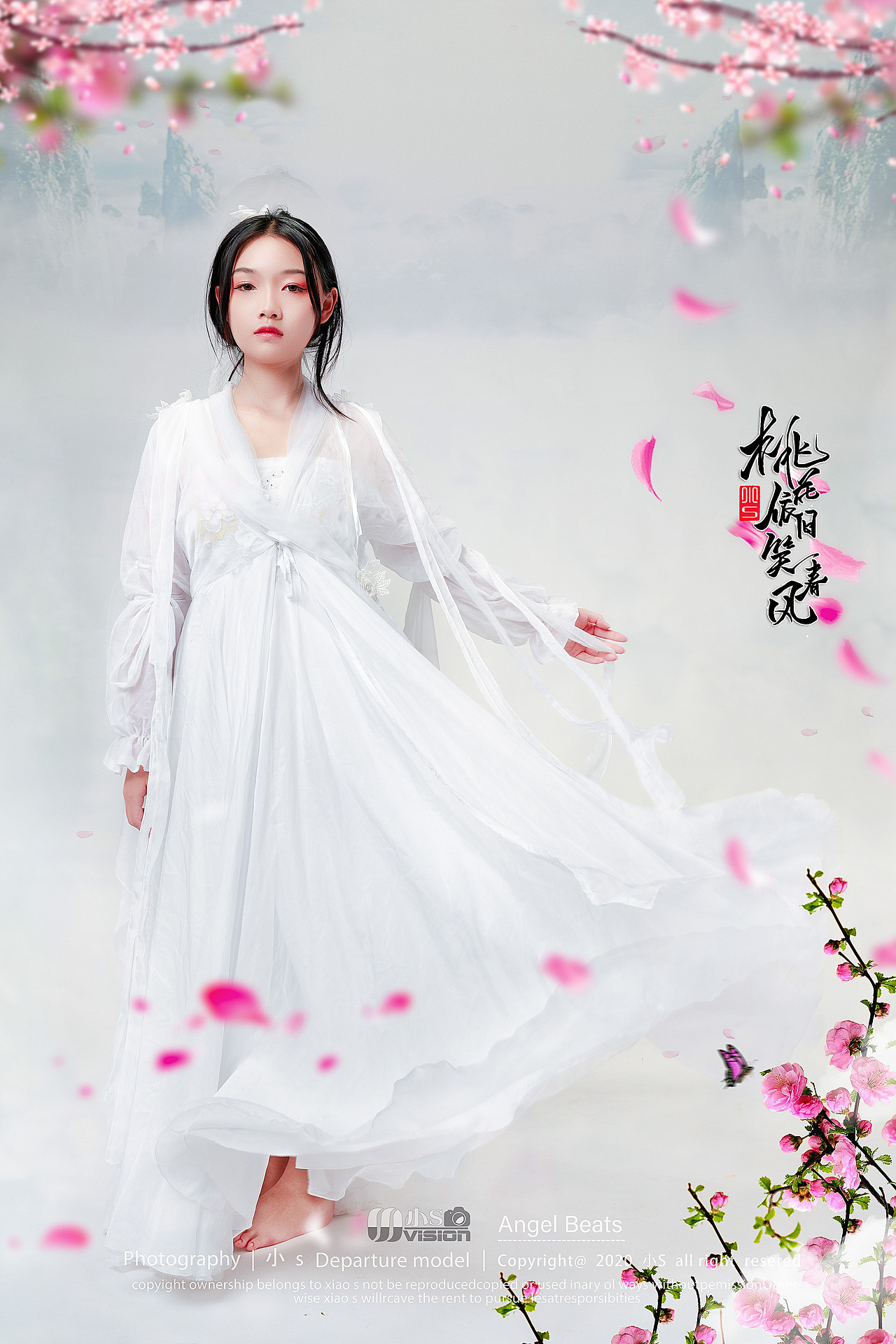 三生三世十里桃花（圖ZMjI5OTMwMjUy） - 人像攝影 - 站酷設(shè)計(jì)師小S視覺原創(chuàng)素材 - 站酷ZCOOL