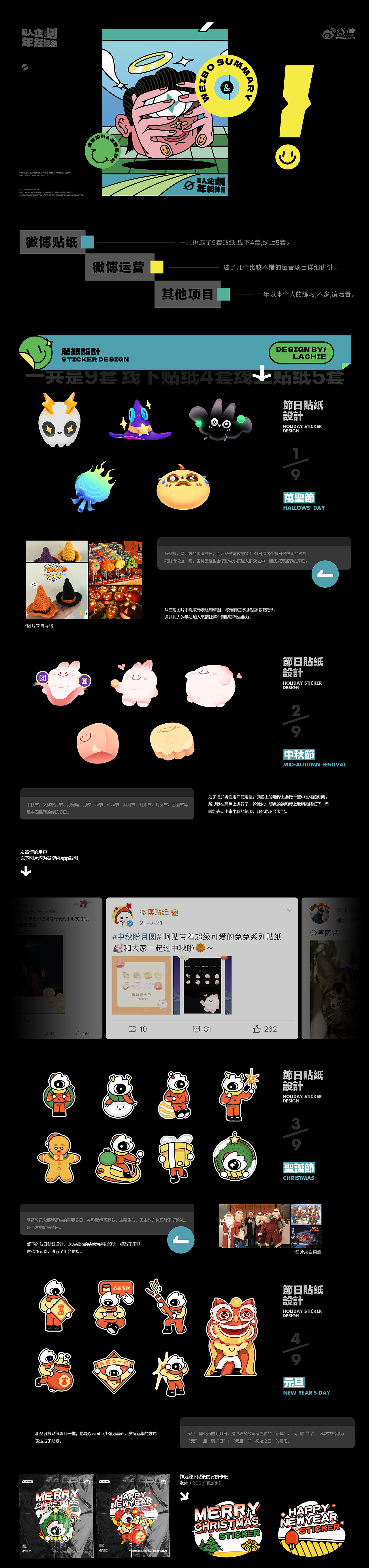 WEIBO-2021年终总结（图ZMjg5OTExMjA4） - 商业插画 - 站酷设计师李玉清_lachie原创素材 - 站酷ZCOOL