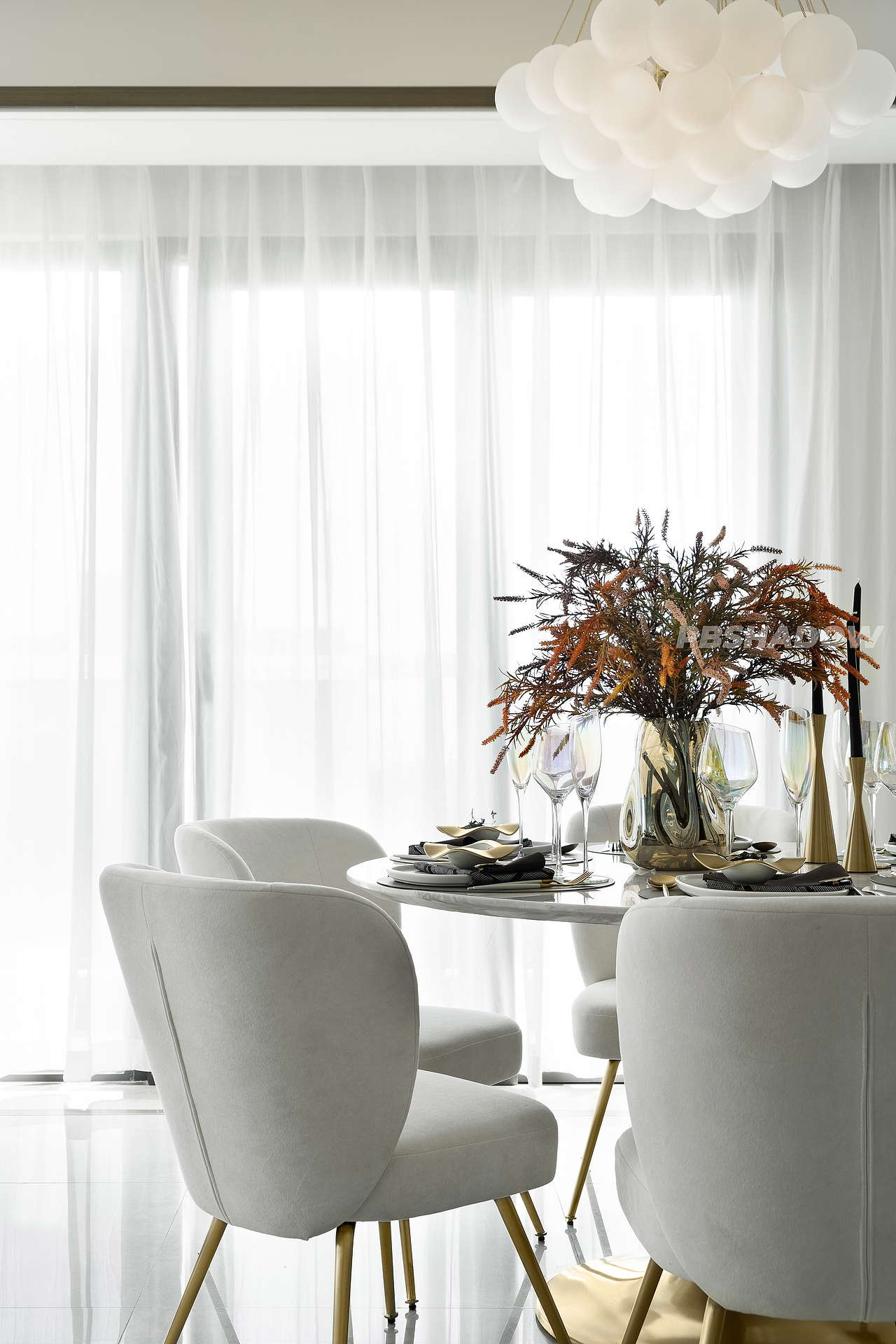 建筑空间摄影 | 白色梦境,样板间摄影