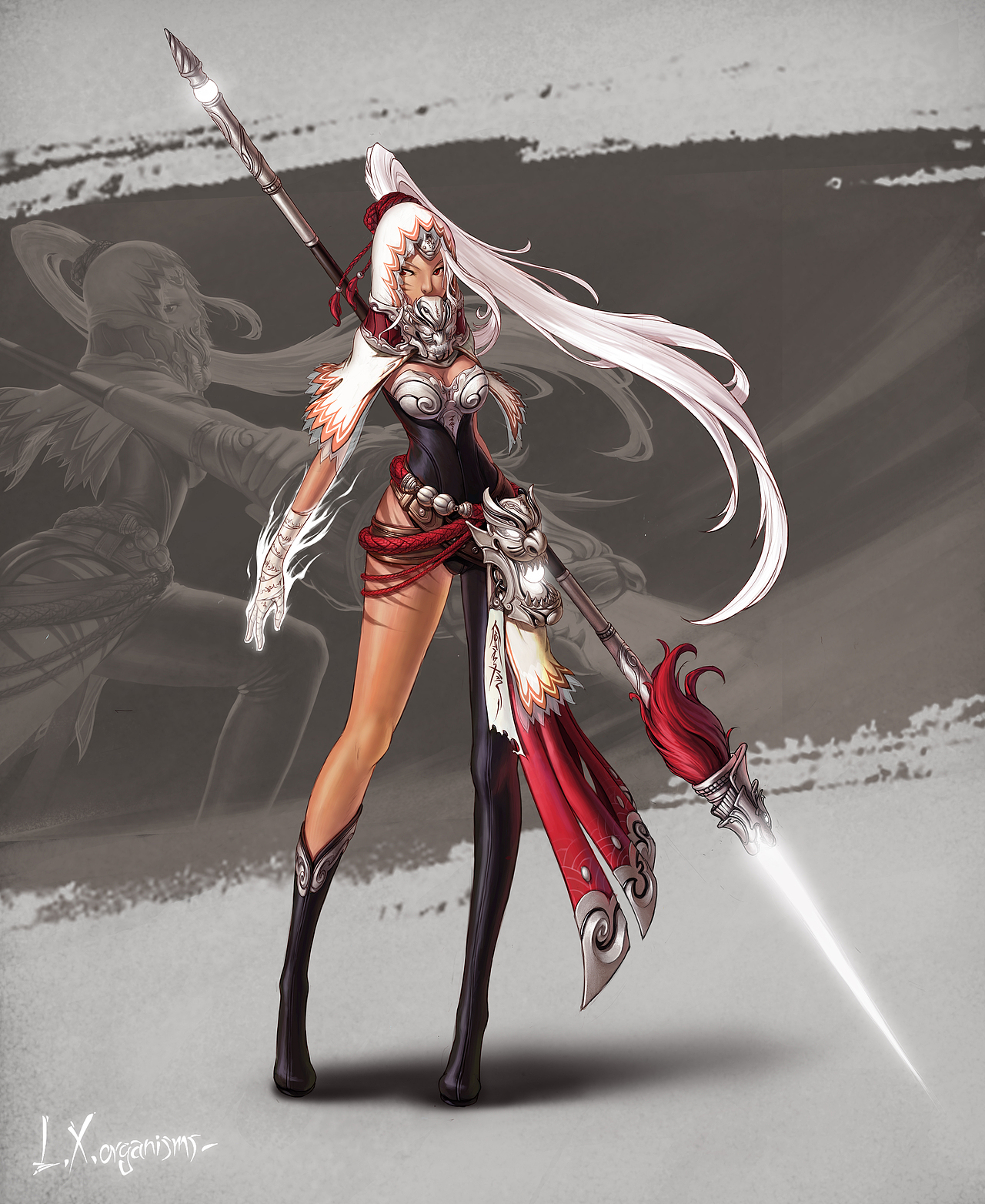 云国设定——征西军大都督（图ZNzEwNTMzNzY=） - 概念设定 - 站酷设计师陆行生物原创素材 - 站酷ZCOOL