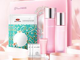 京润珍珠 - 电商详情页 25周年珍白套装护肤品