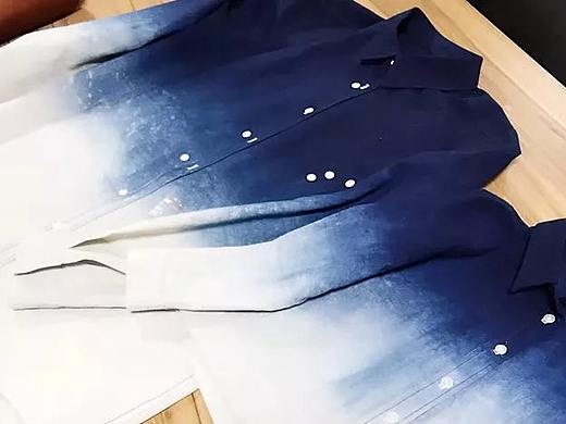 手工蓝染+定制衬衫=最文艺的礼物