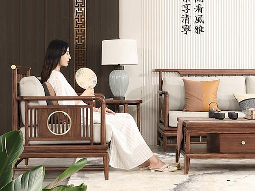 新中式沙发详情