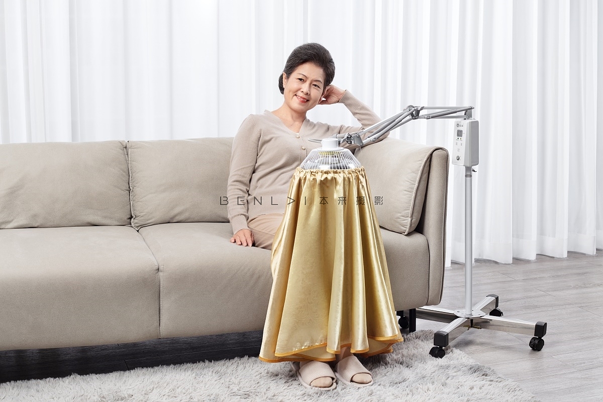 老年模特摄影 护理灯摄影 家居产品摄影 本来摄影