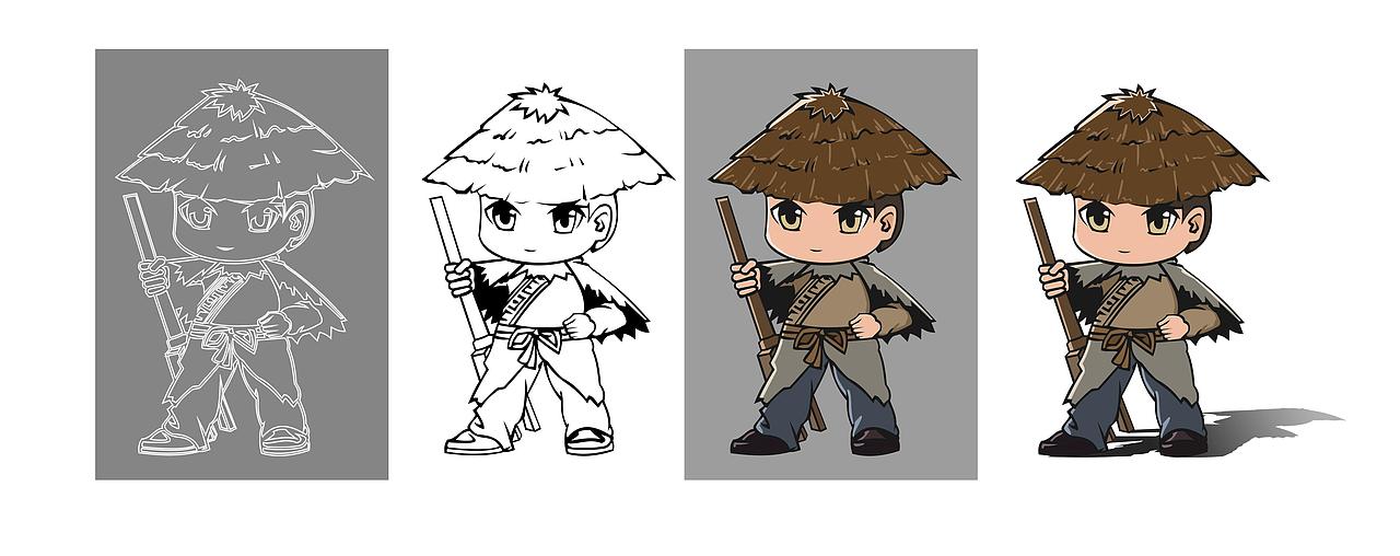 大禹孩童q版造型