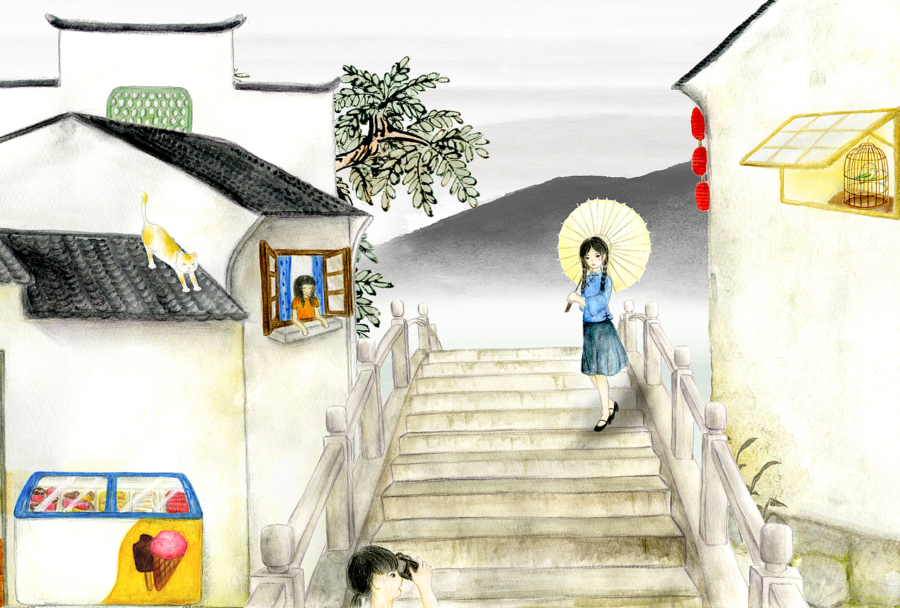 江南（图ZMTU3OTAwMjI4） - 创作习作 - 站酷设计师是叉子原创素材 - 站酷ZCOOL
