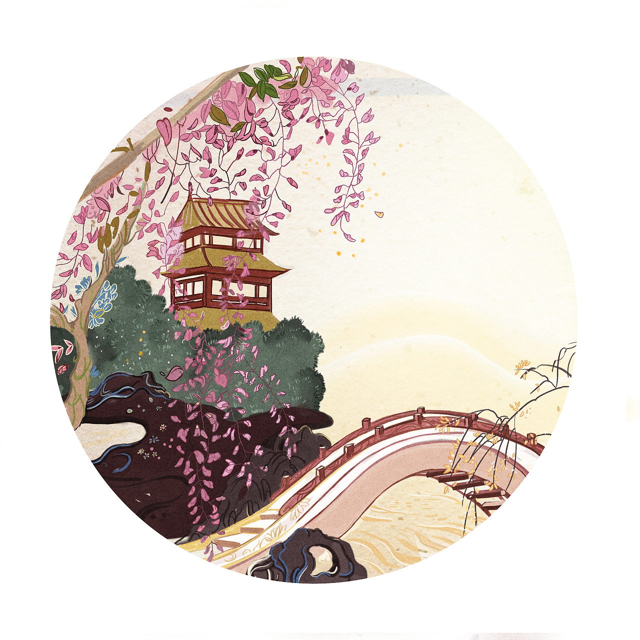 绘本《长恨歌》（图ZMjUxODk4MjI0） - 艺术插画 - 站酷设计师盛明圆原创素材 - 站酷ZCOOL