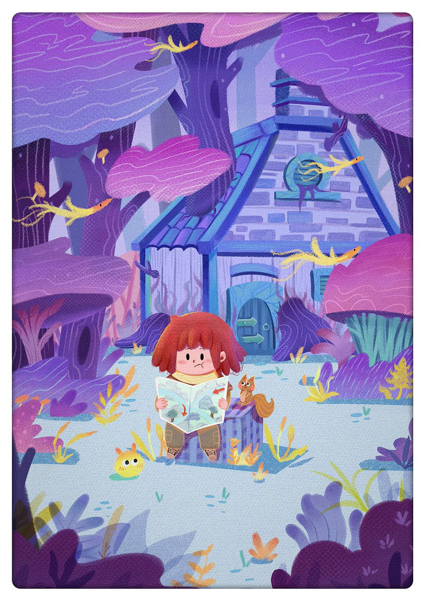 插画习作｜迷途中的我，却不孤单（图ZMzIyODExOTI0） - 儿童插画 - 站酷设计师朱小骞art原创素材 - 站酷ZCOOL