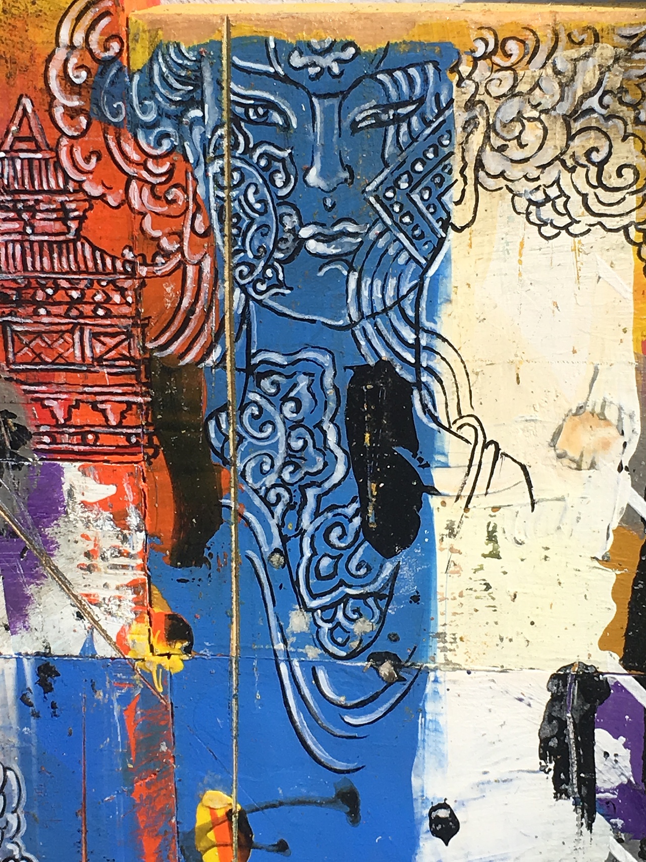 在皇后大道上车来了河流动生息在涌