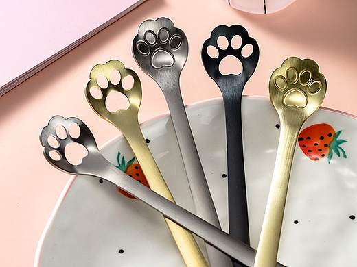 猫爪搅拌勺 | 咖啡搅拌勺 勺子摄影 南京摄影