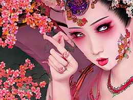 #AI创作实验室#桃花  东方恐怖大师 泰国人妖 新娘 