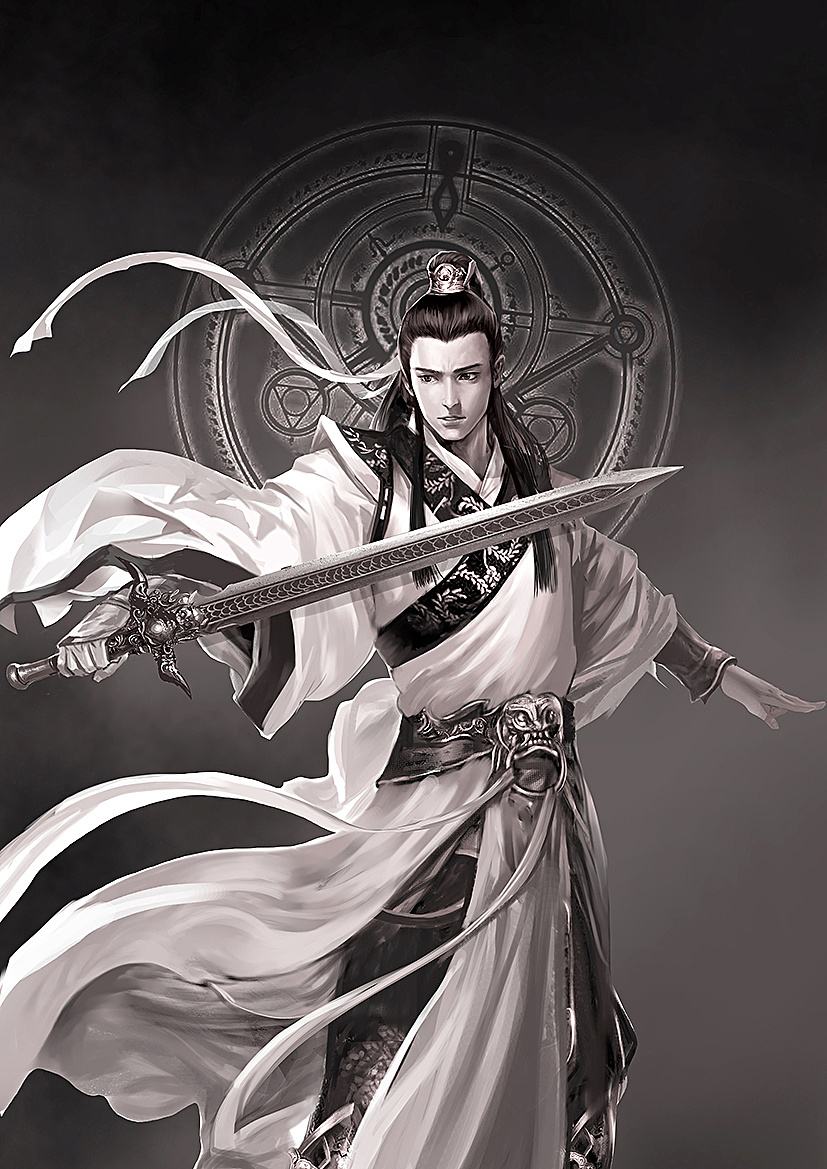 剑王朝封面插画