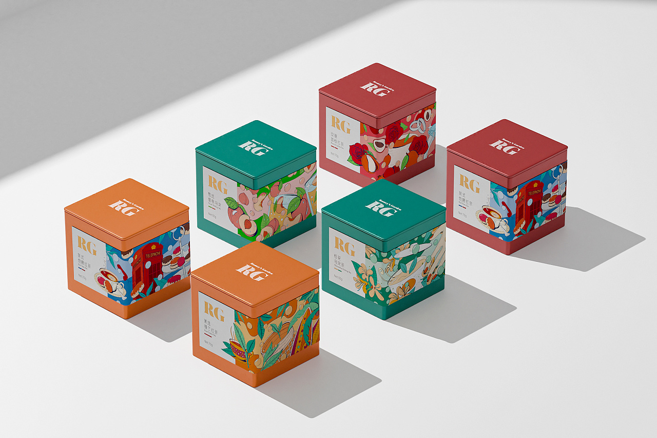 rg 蕾米花园 2020 r系列 包装设计