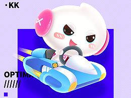 KK直播IP形象更新設(shè)計