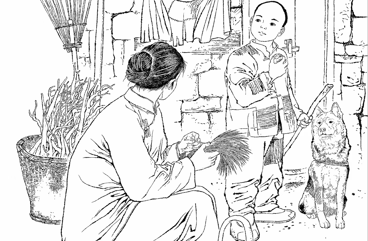 肖刚漫画—写实插画 老连环画 党建连环画 抗战连环画（图ZMjQyNDU2NDE2） - 商业插画 - 站酷设计师肖刚漫画原创素材 - 站酷ZCOOL