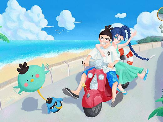 #国漫万创#《伍六七,我想和你一起去海边》