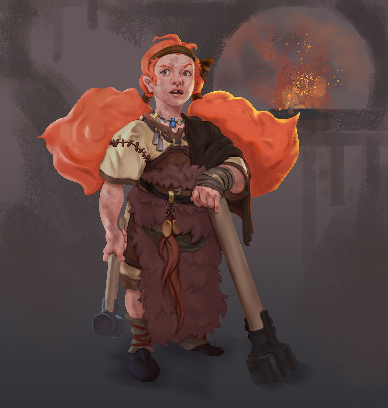 小铁匠|插画|游戏原画|大妖墨淋 - 原创作品 - 站酷 (zcool)